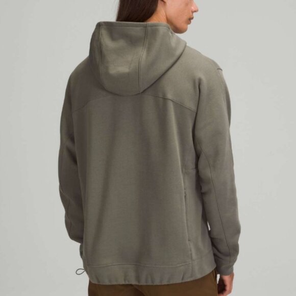 Lululemon French Terry Oversized Hoodie Grey Sage Size Large - Picture 5 of 10